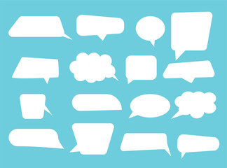 Fototapete - speech bubble collection. Set of speech bubble. Speech bubble comic vector.