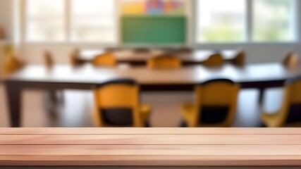 Canvas Print - Kindergarten classroom