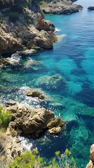 Wall Mural - Crystal Clear Turquoise Waters of the Mediterranean Sea.