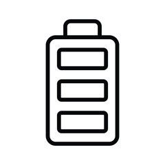 Sticker - Mobile battery status, battery cell icon design