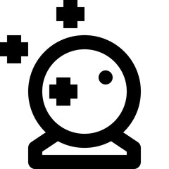 ball black outline icon