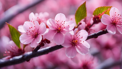 Wall Mural - Sakura flowers 