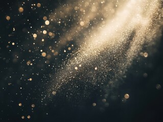astrophotography - shooting star with bokeh
