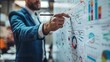 © LuvTK - A close-up photograph of a technical interview, focus on the candidate’s detailed explanation using a whiteboard, interviewer listening attentively,