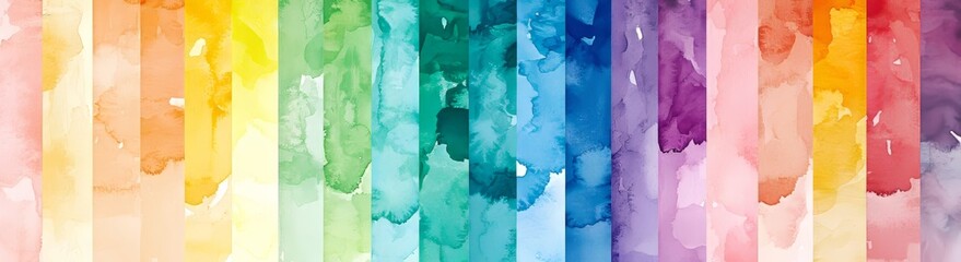Poster - This is a big set of bright and colorful watercolor background textures