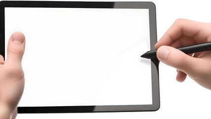 black tablet pad smartphone