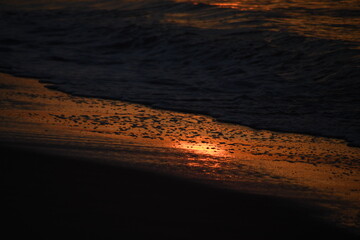 sunset on beach