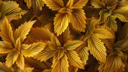 Wall Mural - Golden Leaf Texture.