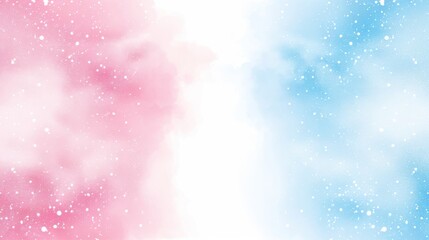 pink and blue watercolor background with white center. soft colorful backdrop.