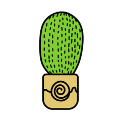 Sticker - Cactus Icon Illustration