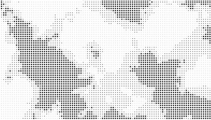 Poster - black and white abstract pixel effect pattern. concept vector for background and design element. vec