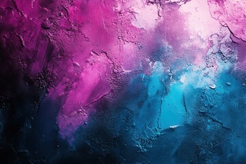 Wall Mural - Vibrant pink blue abstract art background