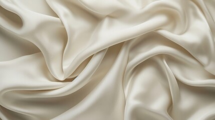 A smooth and soft luxury fabric background in neutral tones