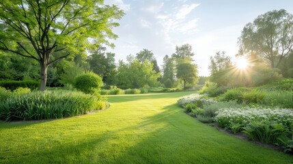 Wall Mural - path in the park
