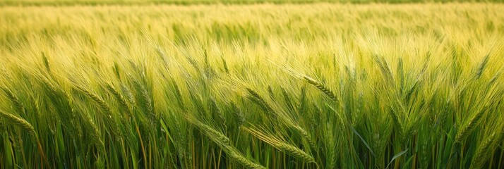 Canvas Print - Golden Wheat Field Blowing in the Wind - A field of golden wheat swaying gently in the breeze, symbolizing growth, abundance, harvest, nature, and peace.