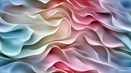 Aufkleber - A colorful, abstract image of a wave with a blue, pink, and white gradient. The image has a dreamy, ethereal quality to it, with the colors blending together in a way that creates a sense of movement