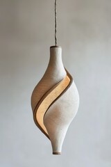 Sticker - White beige sculpture hanging