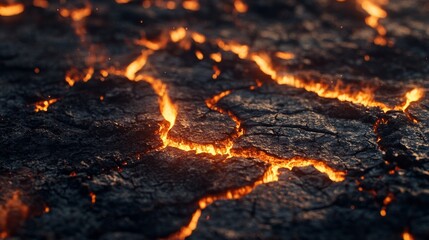 Poster - Scorched Earth showcasing effects of global warming