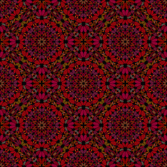 Poster - Oriental bohemian stone pattern background - spiritual abstract vector design