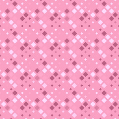 Aufkleber - Geometrical square pattern background design - pink vector illustration from squares