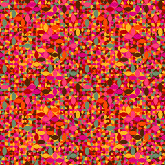 Poster - Seamless colorful diagonal mosaic pattern background - abstract vector graphic design