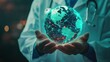 © Anak - Doctor Holding a Digital Globe with Connected Lines