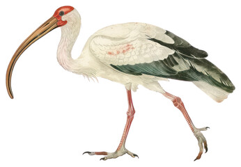 Sticker - PNG Animal stork bird beak.