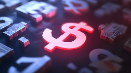 Aufkleber - Overshadowing Global Currencies Chinese Yuan Symbol Dominance in World Trade Imbalances