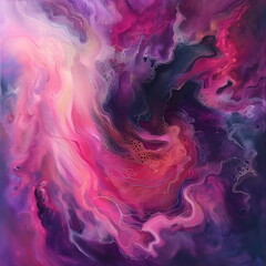 Wall Mural - Abstract space illustration. Beautiful colorful space background.