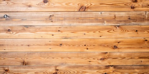 Wall Mural - Rustic Pine Wood Planks Texture. Close-up view of natural pine wood planks with distinct grain patterns and knots.