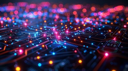 Sticker - Information theory and networks concept featuring the organization of complex systems, data processing, and the application of algorithms in managing information flow. high resolution Illustration,