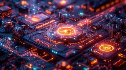 Poster - Electrodynamics and optics design focusing on interactions of electromagnetic forces, light behavior, and advanced optical technologies in scientific and technological research. high resolution