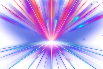 Sticker - PNG Vibrant light burst  overlay effect, transparent background