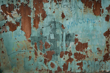 rusty wall industrial texture background 