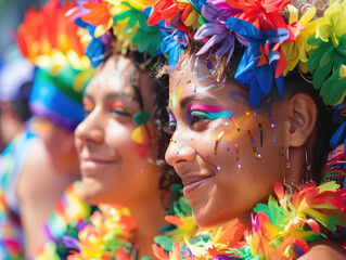 Poster - woman in carnival mask