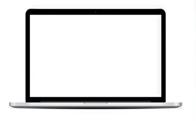 laptop isolated on white background
