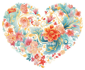 Wall Mural - PNG  Heart backgrounds pattern white background.