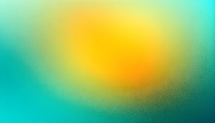 Wall Mural - Vibrant grainy gradient background with yellow and green create with ai