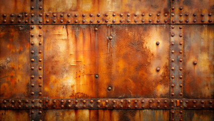 Canvas Print - rusty metal background