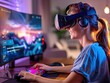 © Sumet - A virtual reality gaming setup with nonessential accessories like motion sensors and immersive screens, elevating the gaming experience