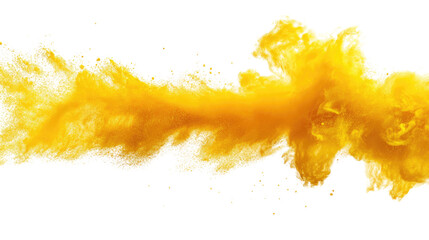 Wall Mural - Yellow explosion transparent background