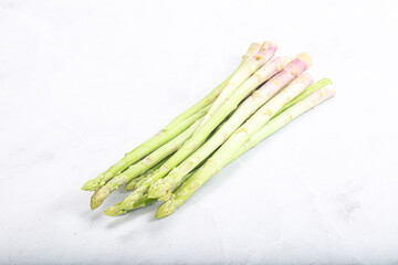 Sticker - Raw green uncooked asparagus sprout