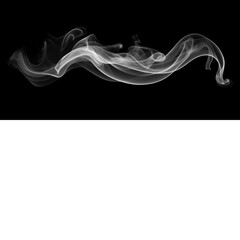 Canvas Print - PNG Abstract smoke design overlay