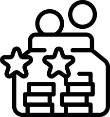 Poster - Business team is working on a project and receiving positive feedback for their efforts