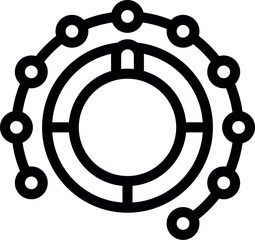 Poster - Circular data flow diagram is shown, representing the concept of continuous process improvement and ongoing optimization