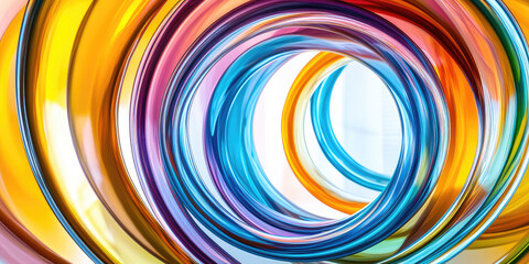 Wall Mural - Abstract Vortex of Colors. Creative background for banner cover, web, presentation