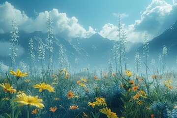 Wall Mural - Mountain Meadow