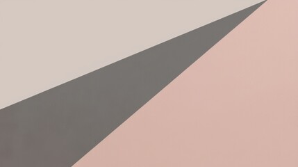 Poster - Geometric shapes forming a colorful background with copy space, perfect for creative projects. The elegant and minimalist design evokes a sense of modernity
