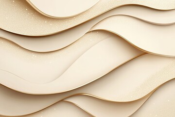 Canvas Print - Abstract background with gold and cream. This photo is perfect for luxurious and elegant designs.