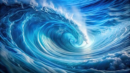 Abstract blue water wave pattern with a pure natural swirl texture background , Abstract, Blue, Water, Wave, Swirl, Texture